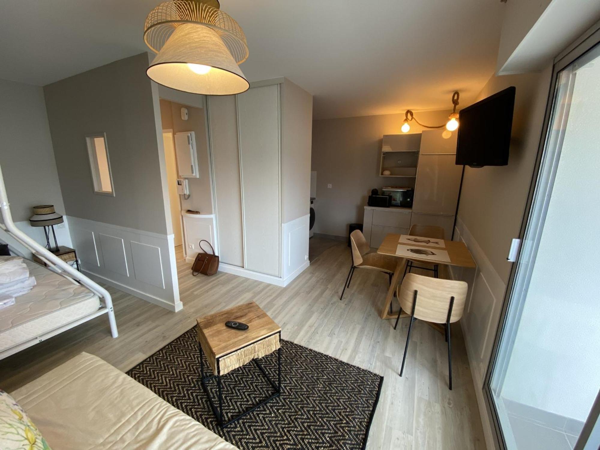 Studio Neuf En Front De Mer Avec Terrasse Et Parking, Ideal Pour 3 Personnes - Fr-1-474-147 Αρασόν Εξωτερικό φωτογραφία